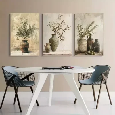 3pcs Modern House Art Canvas Framed 40x60cm - High Quality Print 100% Australian Made Wall Canvas Ready to Hang