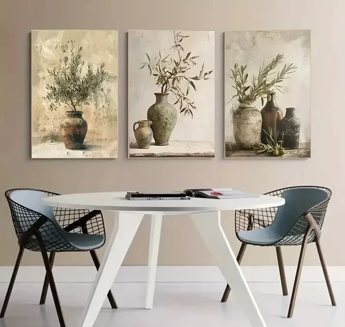 3pcs Modern House Art Canvas Framed 40x60cm – High Quality Print 100% Australian Made Wall Canvas Ready to Hang