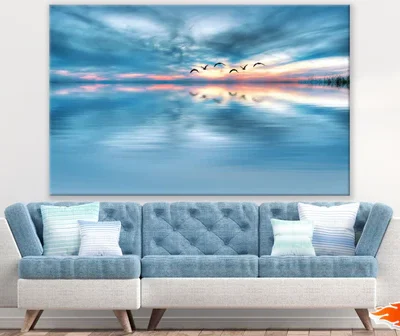 Bird Fly Over Sea Photograph Print 100% Australian Made