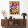 Horses Galloping Painting Home Decor Premium Quality Poster Print Choose Your Sizes