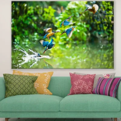 Kingfisher Birds Photograph Print 100% Australian Made