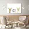 Animals Watercolor Painting Home Decor Premium Quality Poster Print Choose Your Sizes