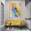 Colorful Bird Abstract Painting Home Decor Premium Quality Poster Print Choose Your Sizes
