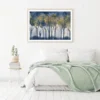 Deer in Forest Watercolor Paint Home Decor Premium Quality Poster Print Choose Your Sizes