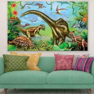 Dinosaurs Digital Painting Print 100% Australian Made
