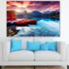 Boats on Lake Scenery Photograph Print 100% Australian Made