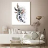Colorful Feathers Watercolor Art Home Decor Premium Quality Poster Print Choose Your Sizes