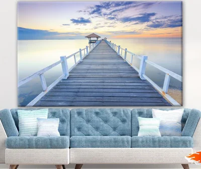 Wooden Pier Over Stunning Lake Photograph Print 100% Australian Made