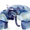 Elephants Portrait Watercolor Art Home Decor Premium Quality Poster Print Choose Your Sizes - Image 2