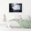 Sheeps & Shepherd in Forest View Home Decor Premium Quality Poster Print Choose Your Sizes