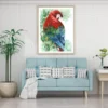 Parrot Watercolor Painting Home Decor Premium Quality Poster Print Choose Your Sizes