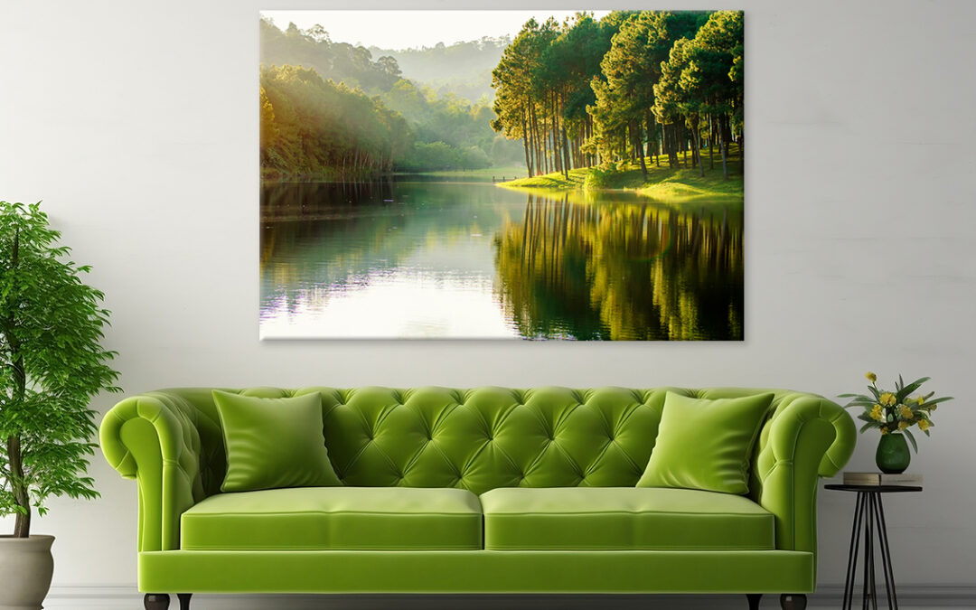 Pang Ung Reflection in Lake Wall Art Print 100% Australian Made