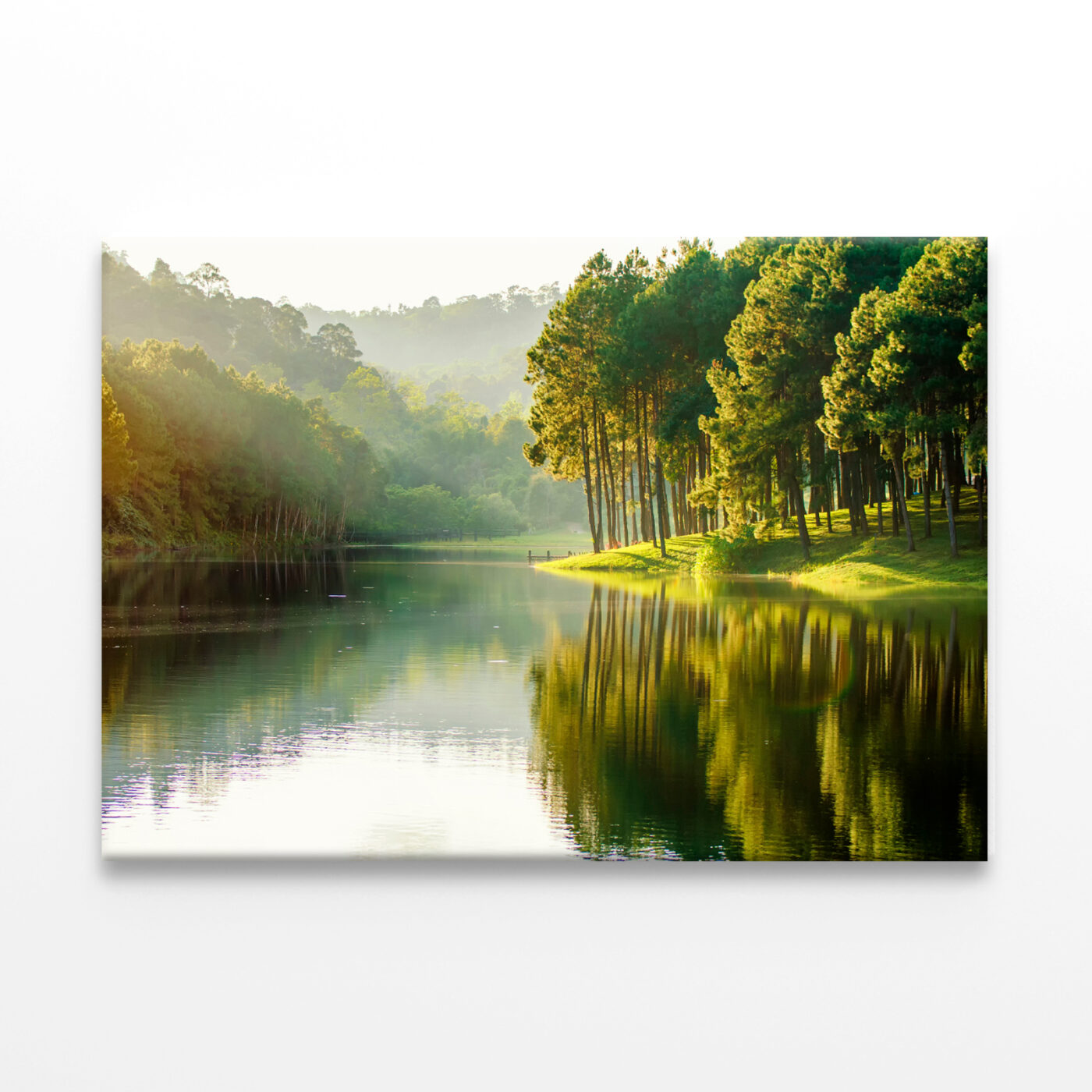 Pang Ung Reflection in Lake Wall Art Print 100% Australian Made - Image 2