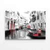Gondolas on Venice, Sketch Style Wall Art Print 100% Australian Made - Image 3