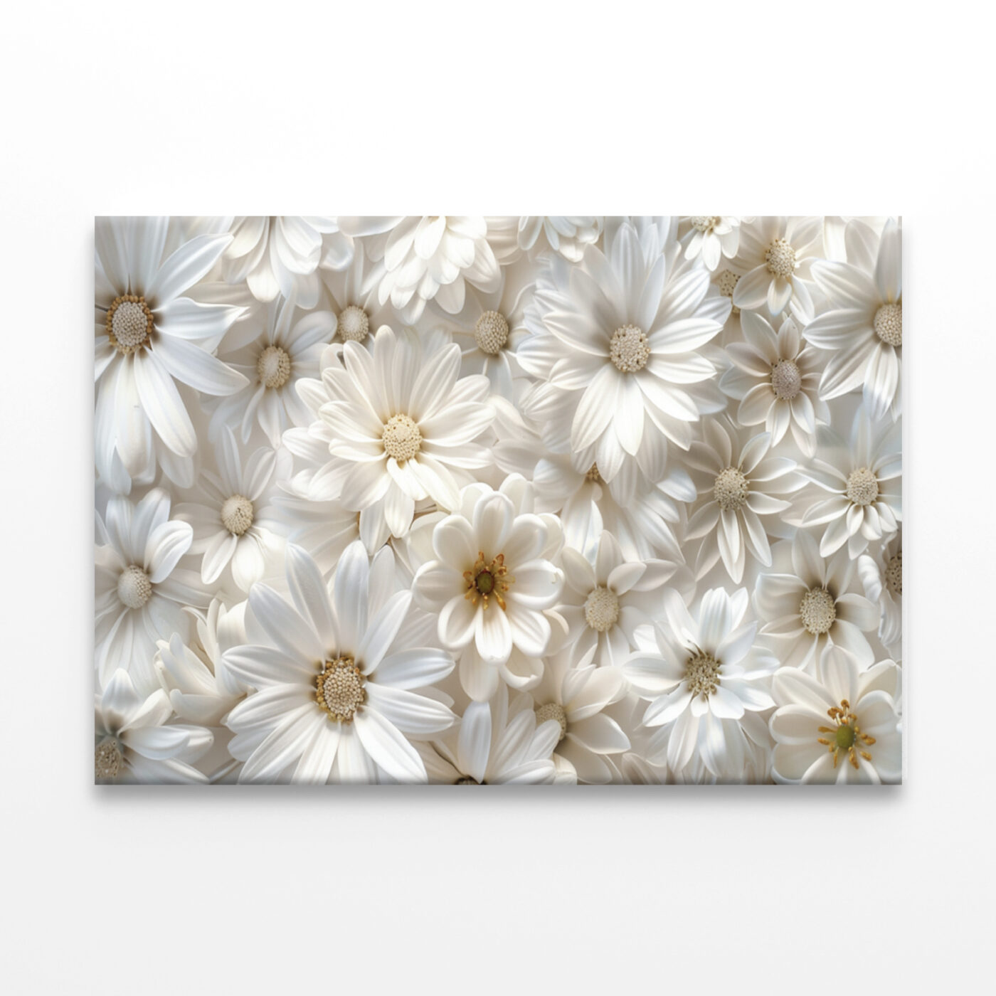 Elegant White Flower Group  Wall Art Print 100% Australian Made - Image 2