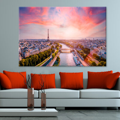 Elegant City Of Lights Wall Art Print 100% Australian Made