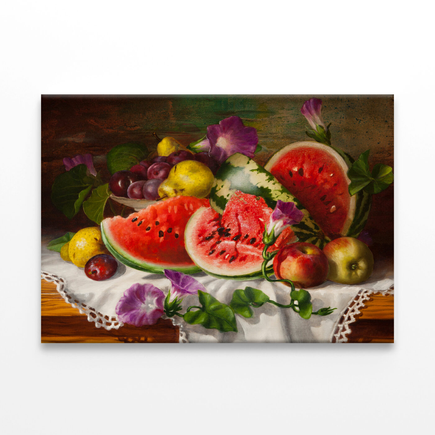 Oil Painting Still Watermelon Wall Art Print 100% Australian Made - Image 2