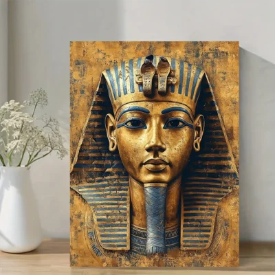 Vintage Egypt Wall Art Canvas Framed 40x60