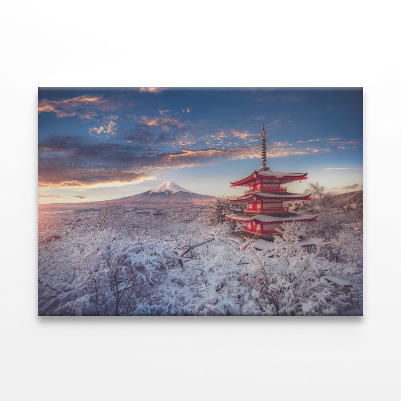 Mountain Fuji And Chureito Pagoda  Wall Art Print 100% Australian Made - Image 2