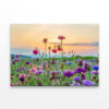 A landscape full of cornflowers and various flowers in a field Wall Art Print 100% Australian Made - Image 2