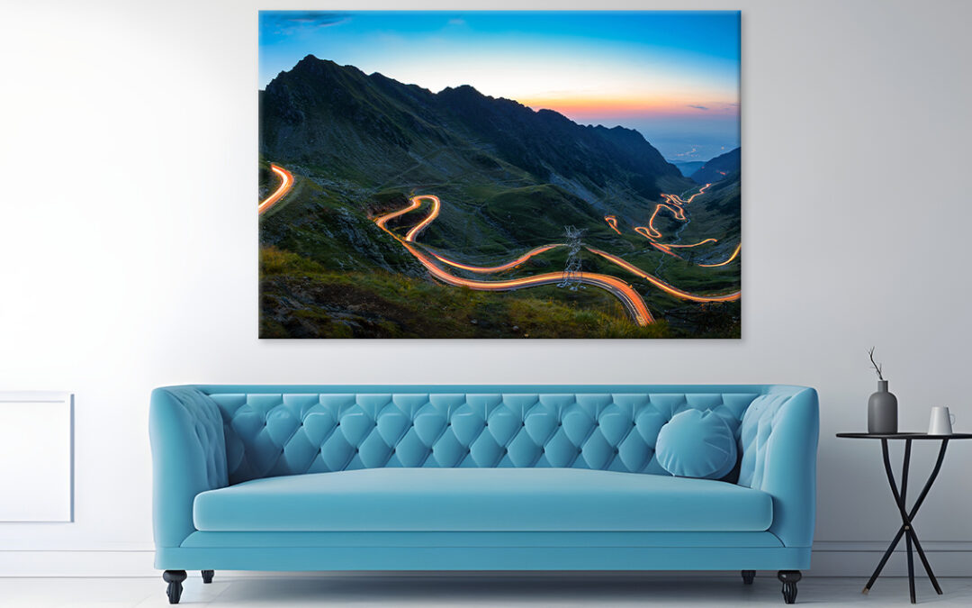 Transfagarasan Road in Romania Wall Art Print 100% Australian Made