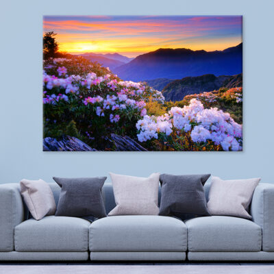 Spring Twilight on Hehuan  Taiwan mountain Wall Art Print 100% Australian Made