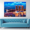 Singapore Cityscape at Marina Bay Wall Art Print 100% Australian Made - Image 2