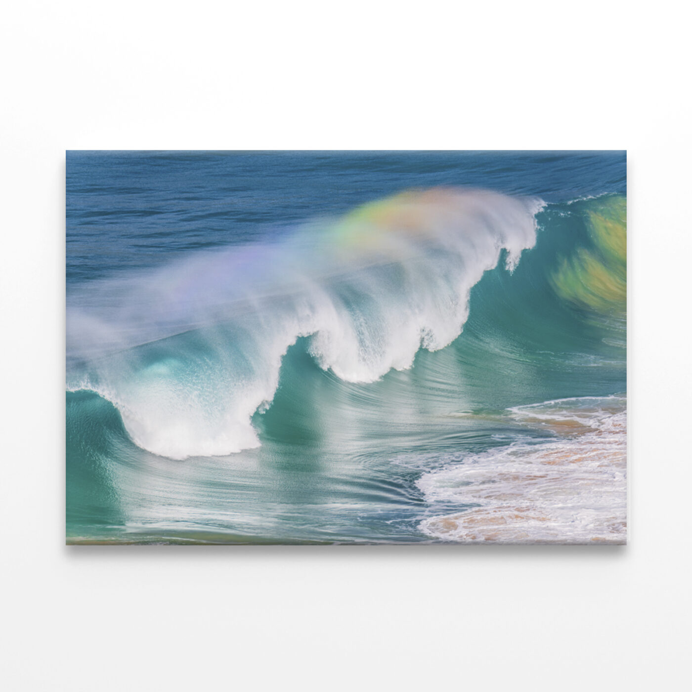 Sea Water Rainbows In The Waves Wall Art Print 100% Australian Made - Image 2