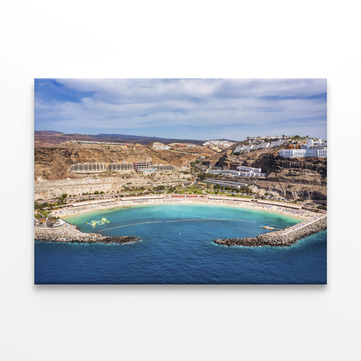 Elegant Amadores Beach In Spain   Wall Art Print 100% Australian Made - Image 2
