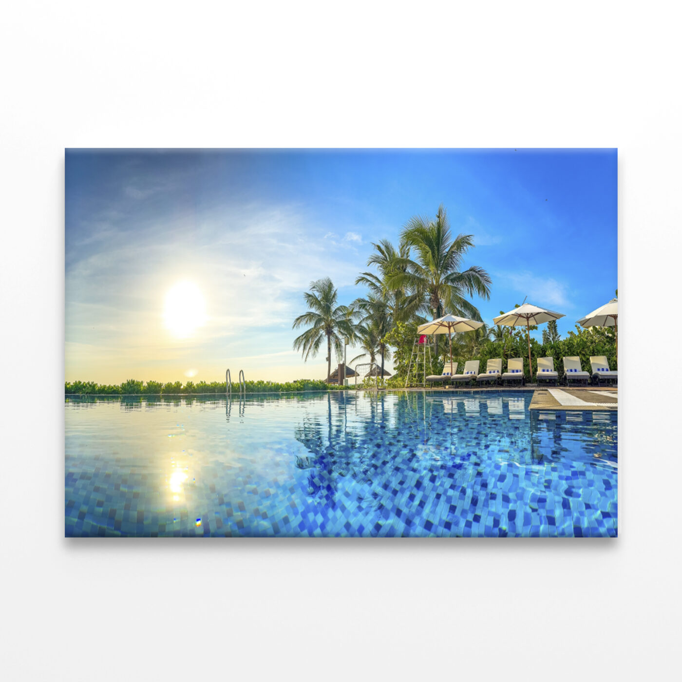 Pool Resort In Da Nang, Vietnam Wall Art Print 100% Australian Made - Image 2