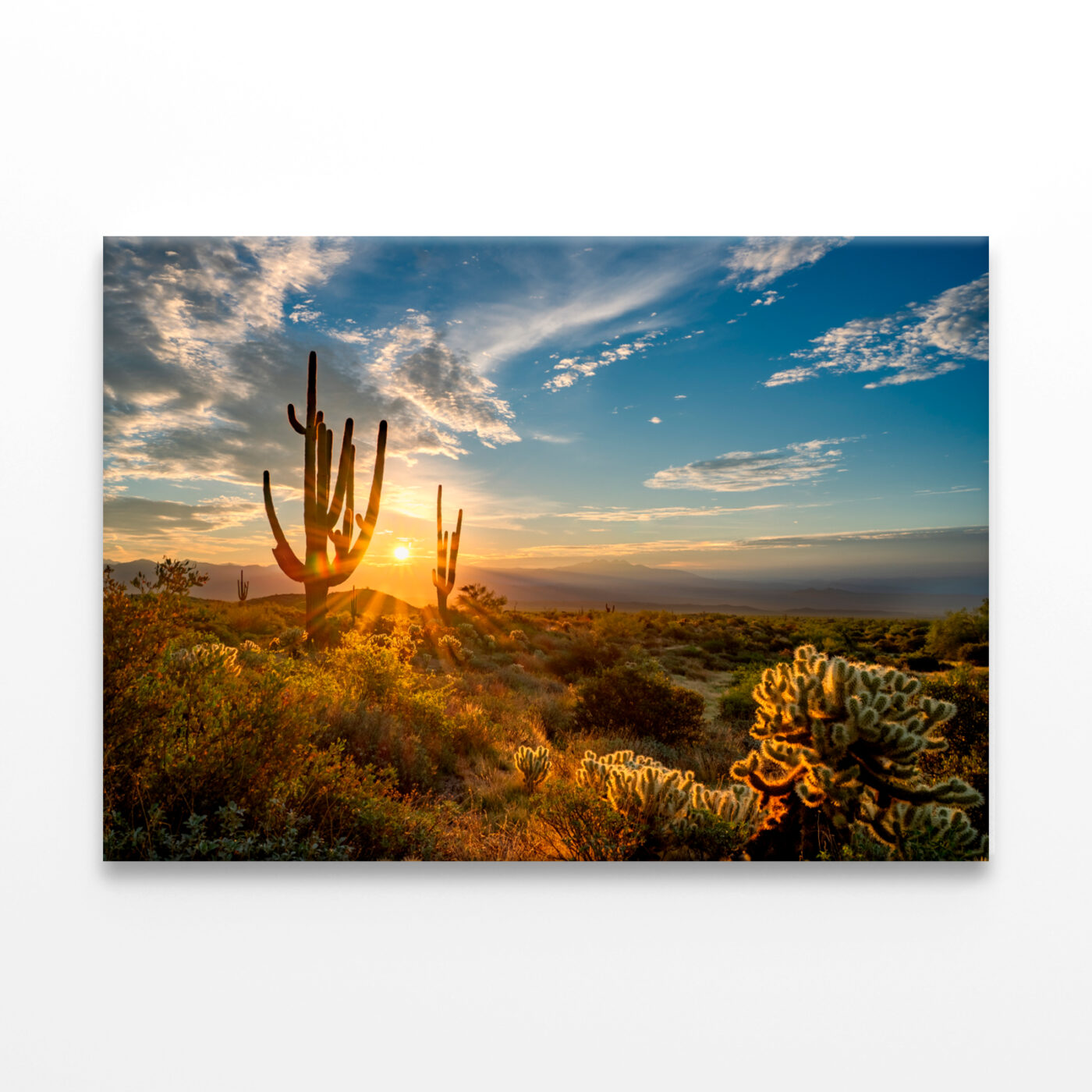 Sunrise In The Majestic Mcdowell  Wall Art Print 100% Australian Made - Image 2