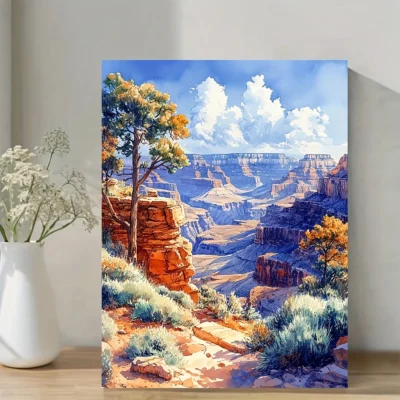The Scenic Beauty of Nature Wall Art Canvas Framed 40x60