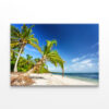 Palm Trees on Tropical Beach, DR Wall Art Print 100% Australian Made - Image 3