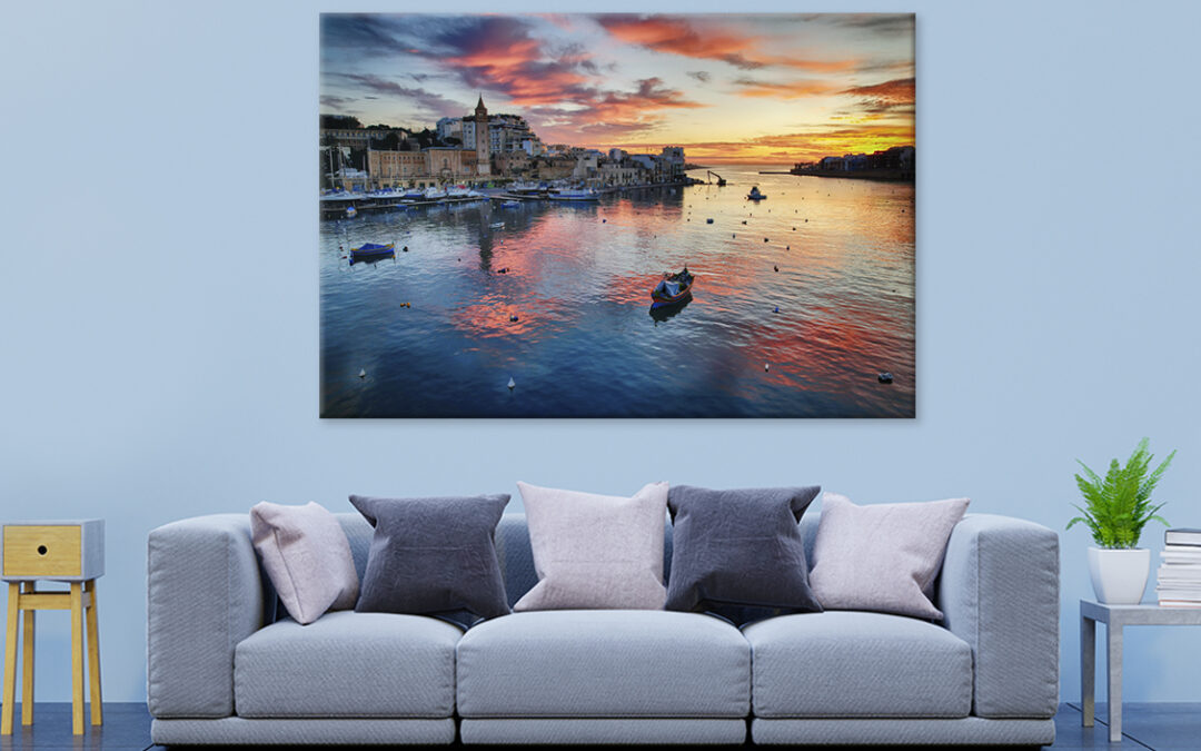 Malta Island Mediterranean Sea Wall Art Print 100% Australian Made