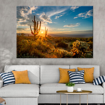 Sunrise In The Majestic Mcdowell  Wall Art Print 100% Australian Made