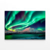 Northern Lights Aurora Over Lake Wall Art Print 100% Australian Made - Image 2