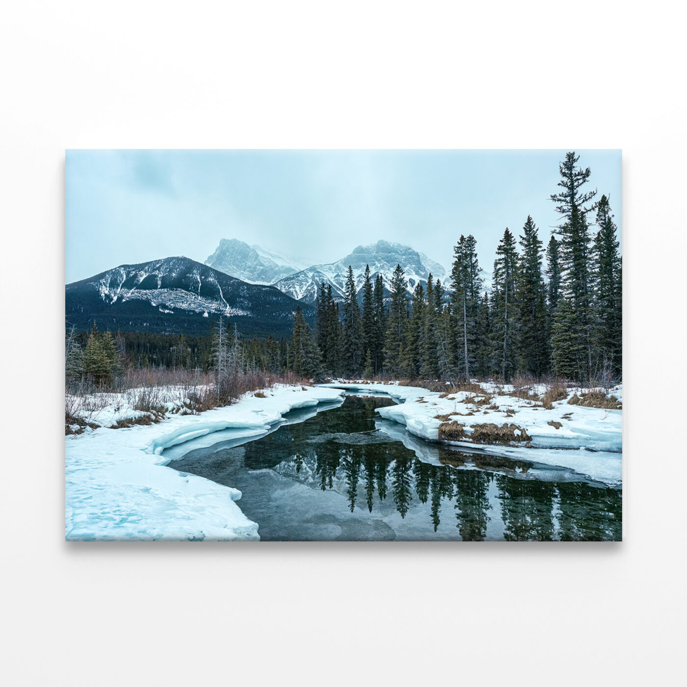 Rocky Mountains in Canmore Wall Art Print 100% Australian Made - Image 3