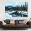 Rocky Mountains in Canmore Wall Art Print 100% Australian Made - Image 2