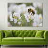 Elegant Bees Scooping Flowers Wall Art Print 100% Australian Made