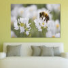 Elegant Bees Scooping Flowers Wall Art Print 100% Australian Made - Image 2