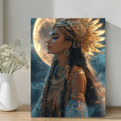 Egyptian Goddess Nut Wall Art Canvas Framed 40x60