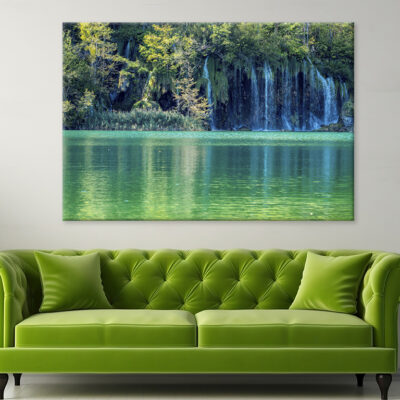 Elegant Plitvice Lakes National Park Wall Art Print 100% Australian Made