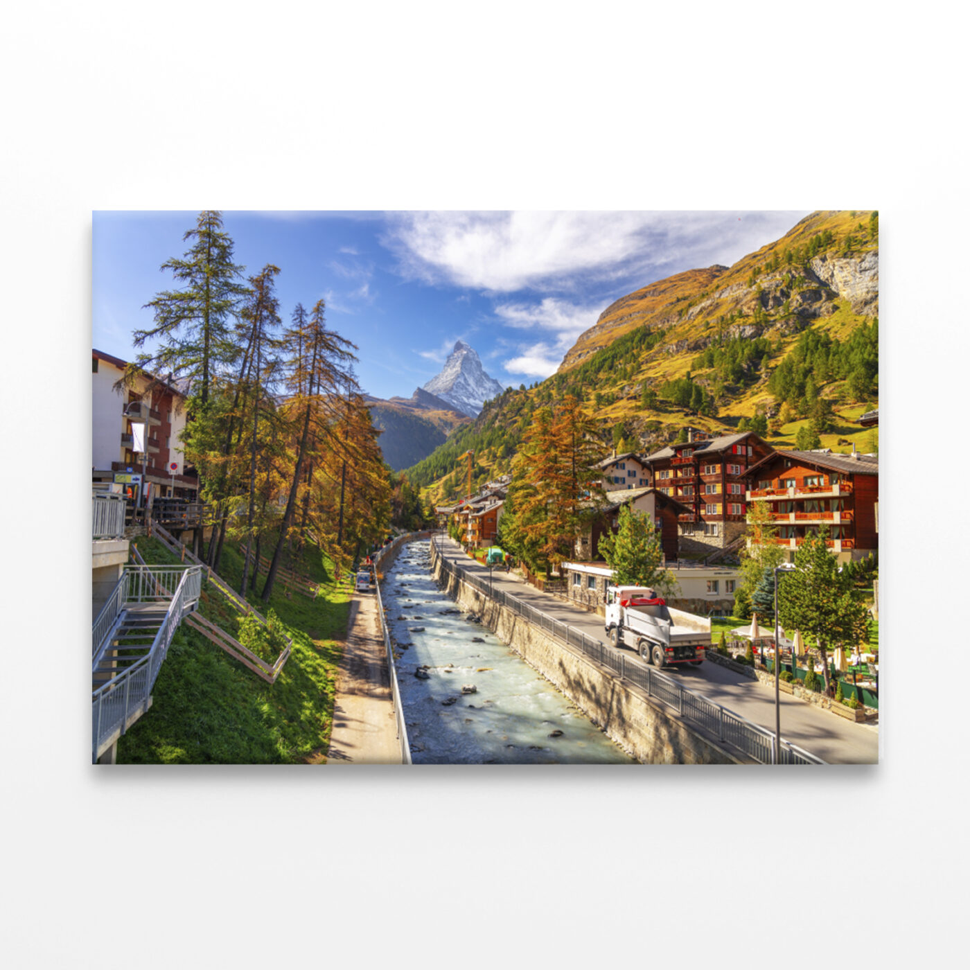 Switzerland On The Matter Vispa Wall Art Print 100% Australian Made - Image 2