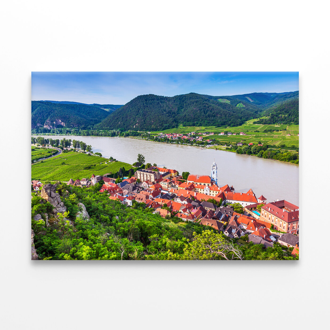 Wachau Valley Durnstein Austria Wall Art Print 100% Australian Made - Image 3