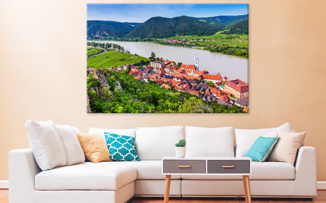 Wachau Valley Durnstein Austria Wall Art Print 100% Australian Made