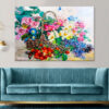 Colorful Still Life with Flowers Wall Art Print 100% Australian Made