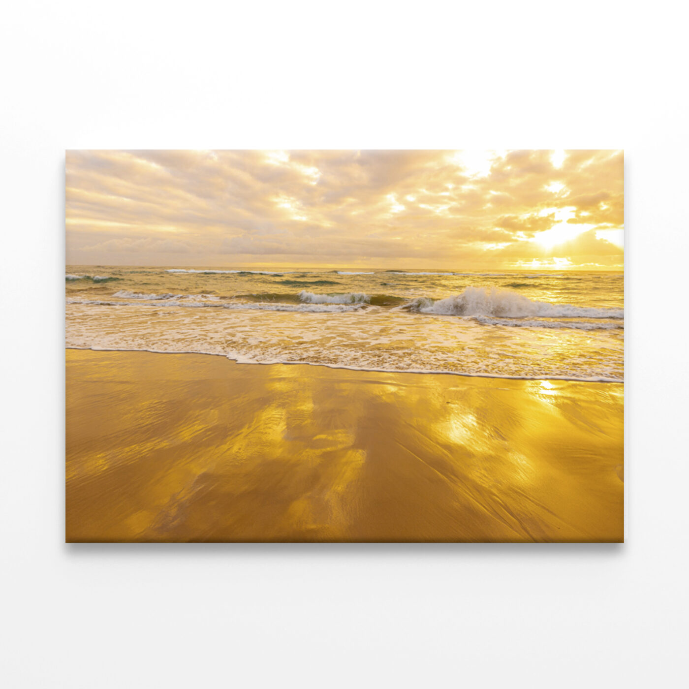 Sandy Shores Of Lydgate Beach Wall Art Print 100% Australian Made - Image 2
