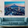 Tokyo City During Sunset Wall Art Print 100% Australian Made