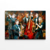 Jazz Band Playing Oil Painting Wall Art Print 100% Australian Made - Image 3