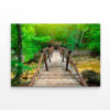 Bridge in Bright Forest, Natural Wall Art Print 100% Australian Made - Image 3